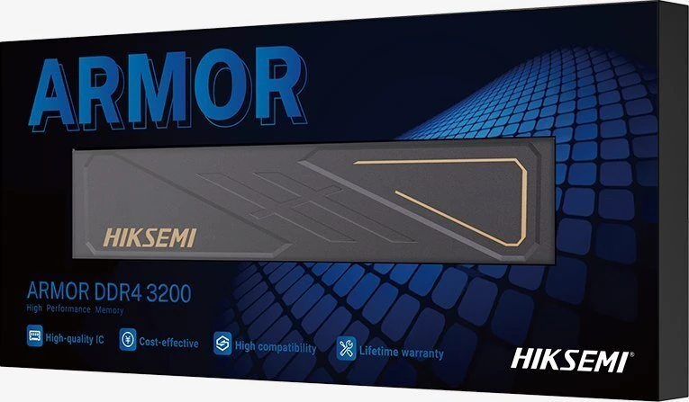 RAM Atmintis HIKSEMI Armor, DDR4, 8 GB, 3200MHz, CL18 (HSC408U32D22)