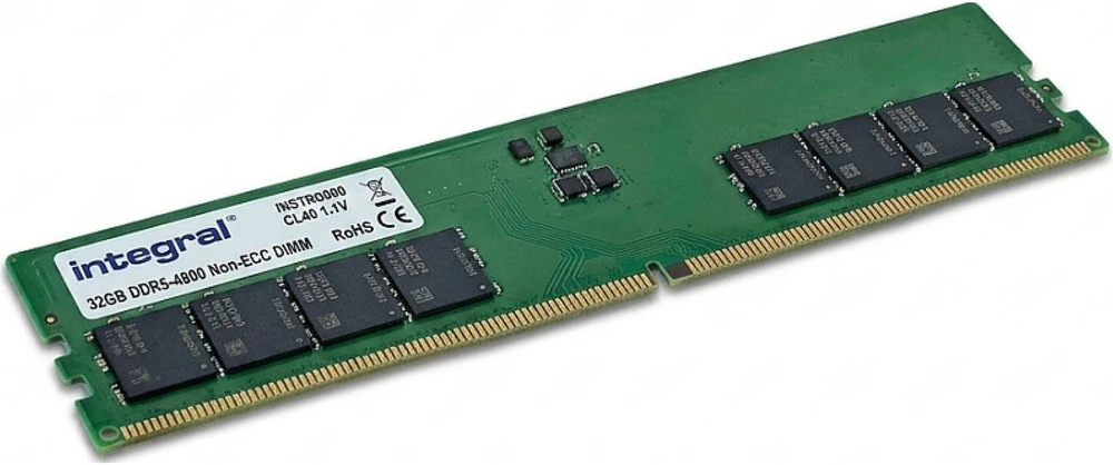 RAM Atmintis serwerowa Integral 32GB DIMM 4800MHz (žalias) (IN5T32GNHRBX)
