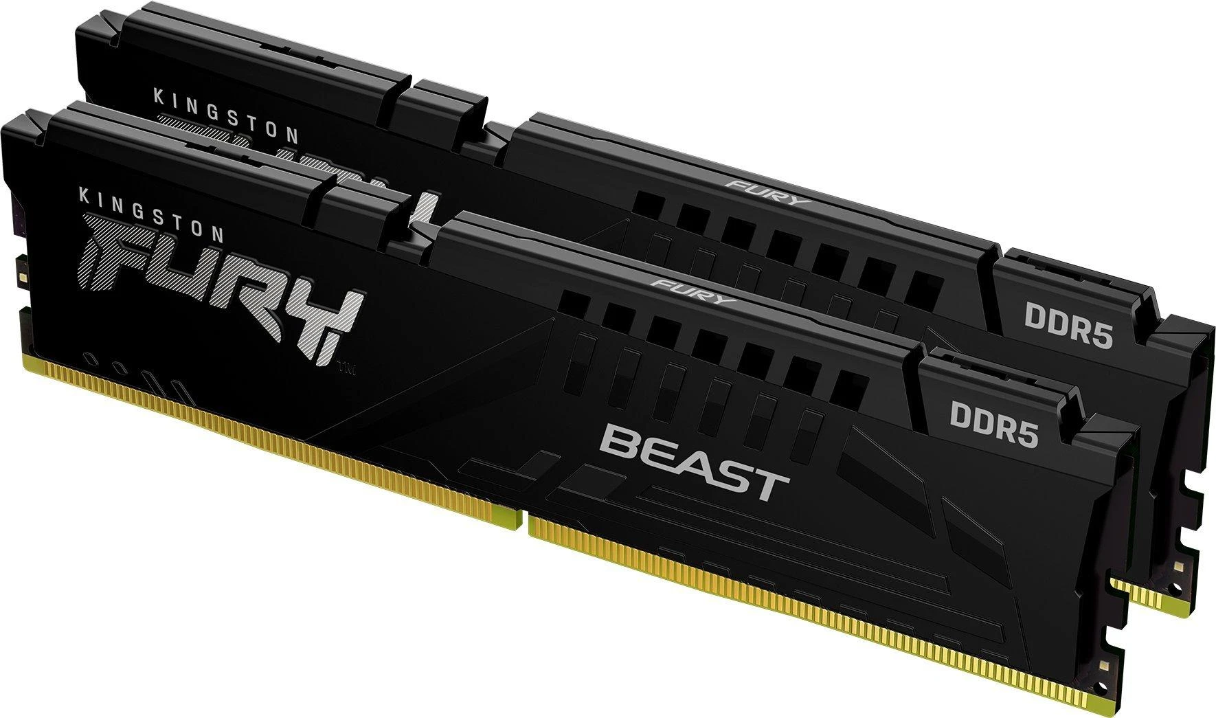 RAM KINGSTON 64GB 6000MT/s DDR5 CL36 DIMM rinkinys iš 2 FURY Beast Juodas EXPO