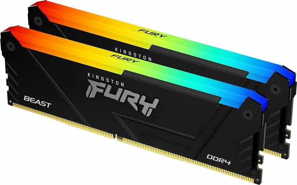 RAM Kingstonas | Fury Beast | 32GB (16GBx2) GB | DDR4 | 3600 MHz | PC/serveris | Registracijos Nr. | ECC Nr