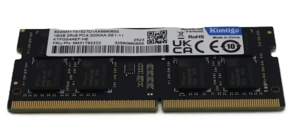 Lenovo Kimtigo 16GB DDR4 sodimm RAM atminties modulis