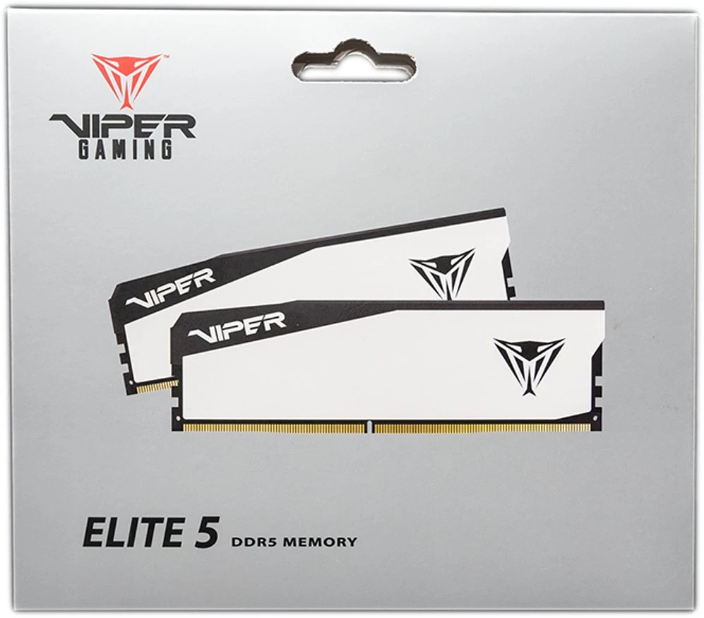 RAM PATRIOT Viper Elite 5 DDR5 32GB 2X16GB 6000MT/s Baltas Kit