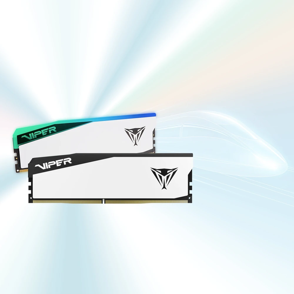 Patriot Viper Elite 5 DDR5 baltos atminties moduliai
