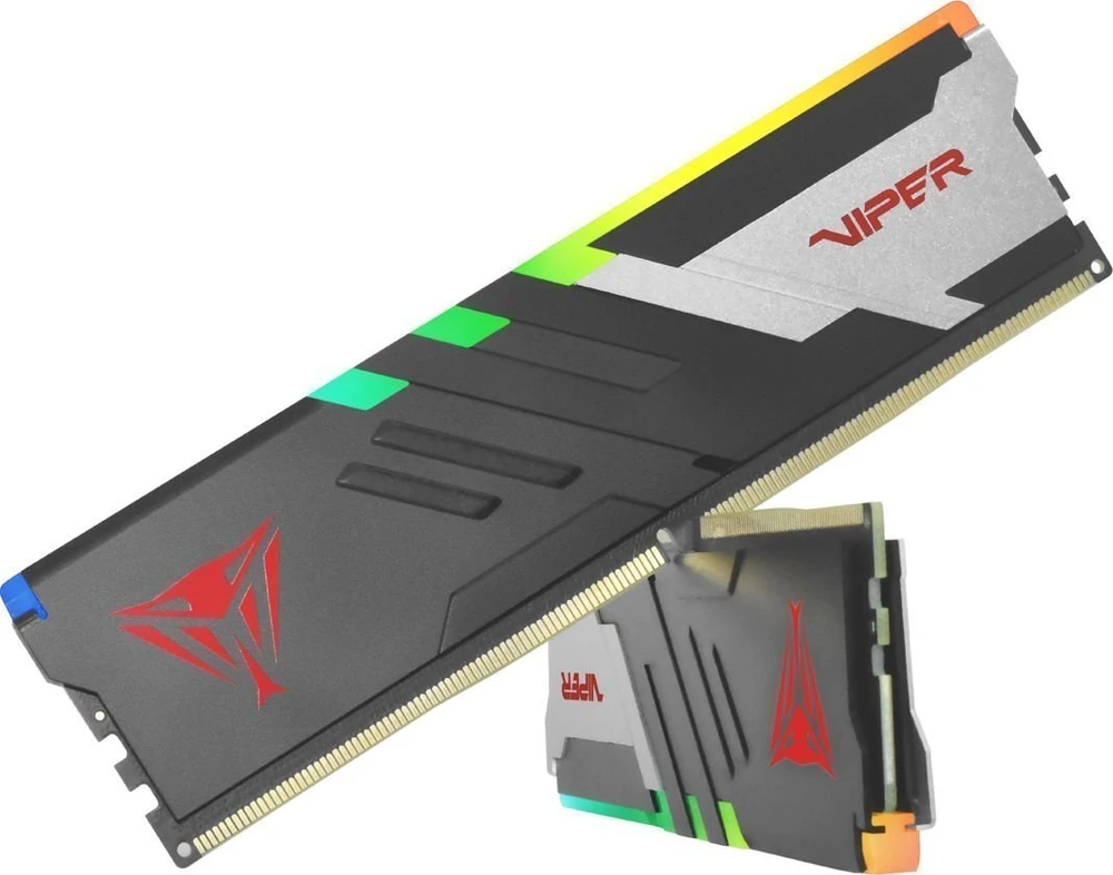 RAM Atmintis Patriot Viper Venom RGB, DDR5, 64 GB, 6000MHz, CL36 (PVVR564G600C36K)