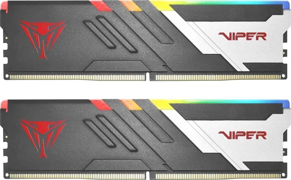 RAM Atmintis Patriot Viper Venom RGB, DDR5, 64 GB, 6000MHz, CL36 (PVVR564G600C36K)