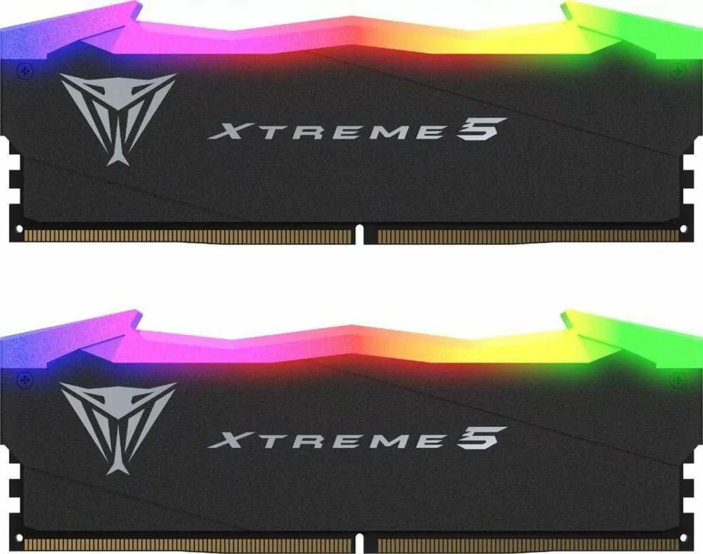 Patriot Viper Xtreme 5 DDR5 RAM rinkinys su RGB apšvietimu