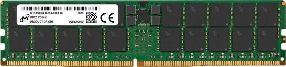 RAM Atmintis serwerowa Crucial Micron - DDR5 - moduł - 64 GB - DIMM 288-PIN - 5600 MHz / PC5-44800 - CL46 - zarejestrowany