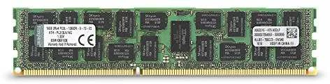Kingston DDR3 operatyvioji atmintis su specifikacijų lipdukais
