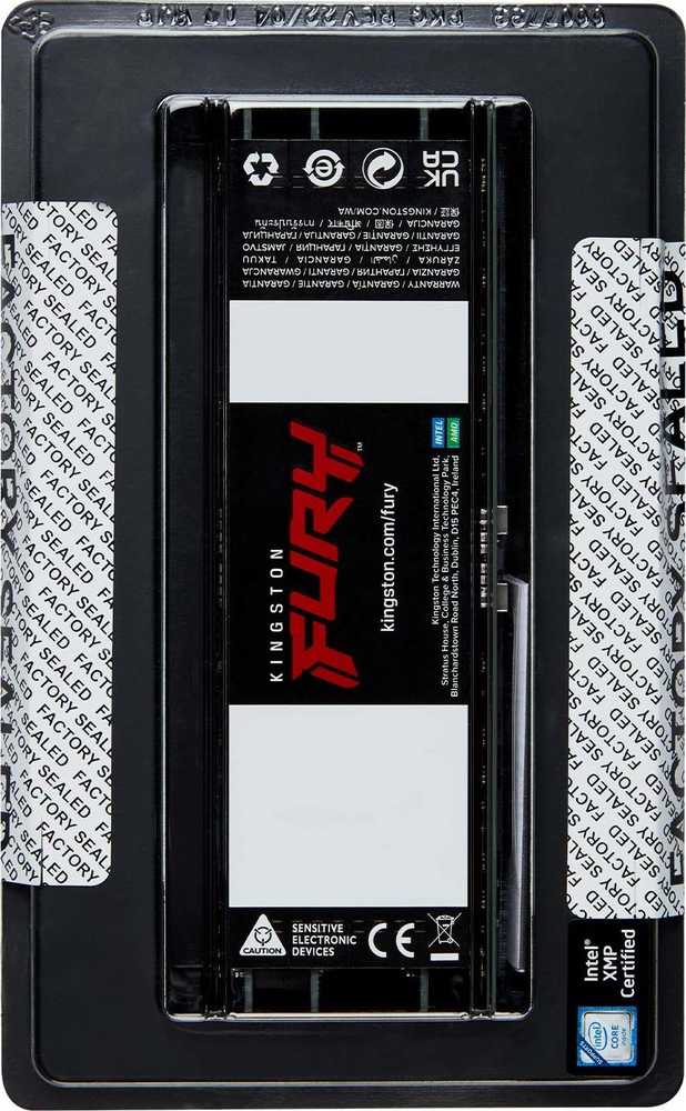 RAM „Kingston KF564R32RBEK4-64“ 64 GB 6400 MT/s DDR5 ECC Reg CL32 DIMM (4 vnt. rinkinys) „FURY Renegade Pro EXPO“ | „Kingston“