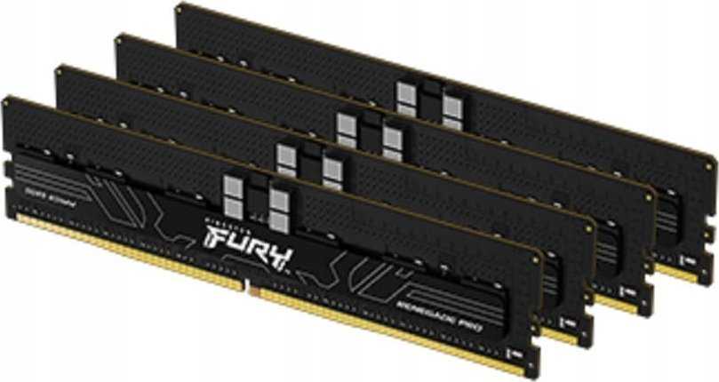 RAM „Kingston KF564R32RBEK4-64“ 64 GB 6400 MT/s DDR5 ECC Reg CL32 DIMM (4 vnt. rinkinys) „FURY Renegade Pro EXPO“ | „Kingston“