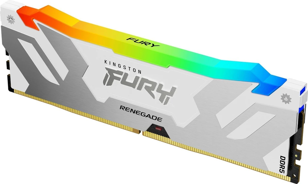 RAM Kingston KF564C32RWA-32 32GB 6400MT/s DDR5 CL32 DIMM FURY Renegade RGB Baltas XMP | Kingston