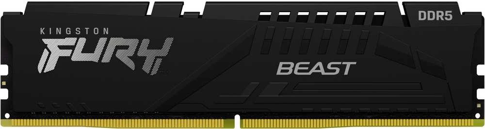 RAM „Kingston Technology FURY Beast“ 128 GB 5600 MT/s DDR5 CL40 DIMM atmintis (2 vnt. rinkinys) Juodas