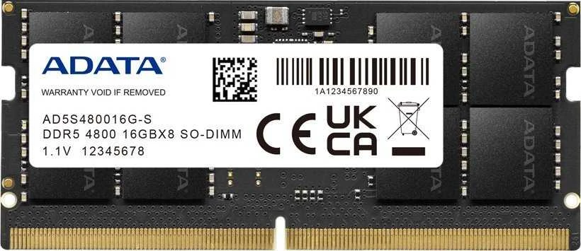 RAM ADATA SO-DIMM 32 GB 4800 (juodas, AD5S480032G-S, Premier)