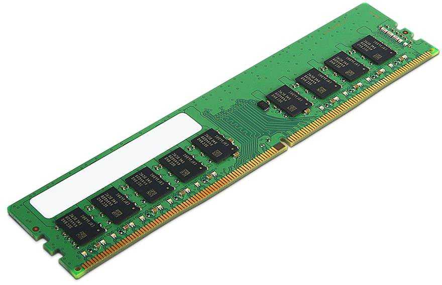 RAM Lenovo LEN 8 GB 2933 MHz ECC UDIMM atmintis, 8 GB, 1 x 8 GB, DDR4, 2933 MHz
