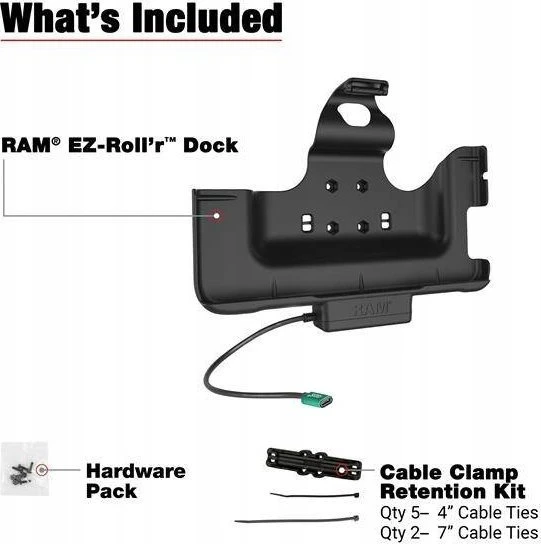 Ram Mounts UNPKD EZ-ROLL'R DOCK TYPE-C POWER ONLY FOR SAMSUNG TAB ACTIVE PRO