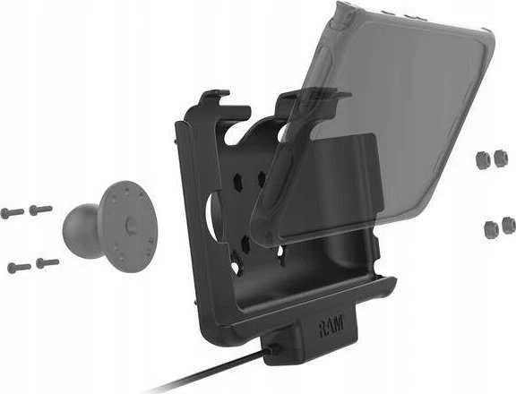 Ram Mounts Ramstai tvirtinami UNPKD EZ-ROLL'R DOCK USB-C MAITINIMO TIK SAMSUNG TAB ACTIVE2 ir TAB ACTIVE3