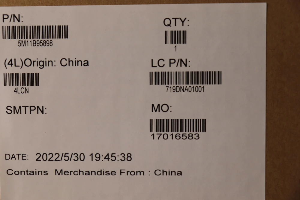 „Lenovo“ mechaninio surinkimo komponentas