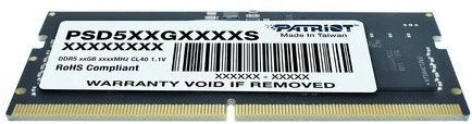 RAM Atmintis do laptopa Patriot Signature Line Premium 24GB 5600MHz (PSD524G560081S)