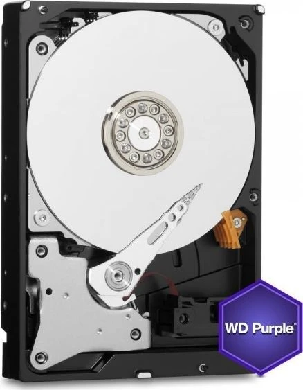 Western Digital WD HDD kietasis diskas WD Purpurinė 2TB SATA 3.0 64 MB 5400 rpm 3.5 "WD 20PRZ