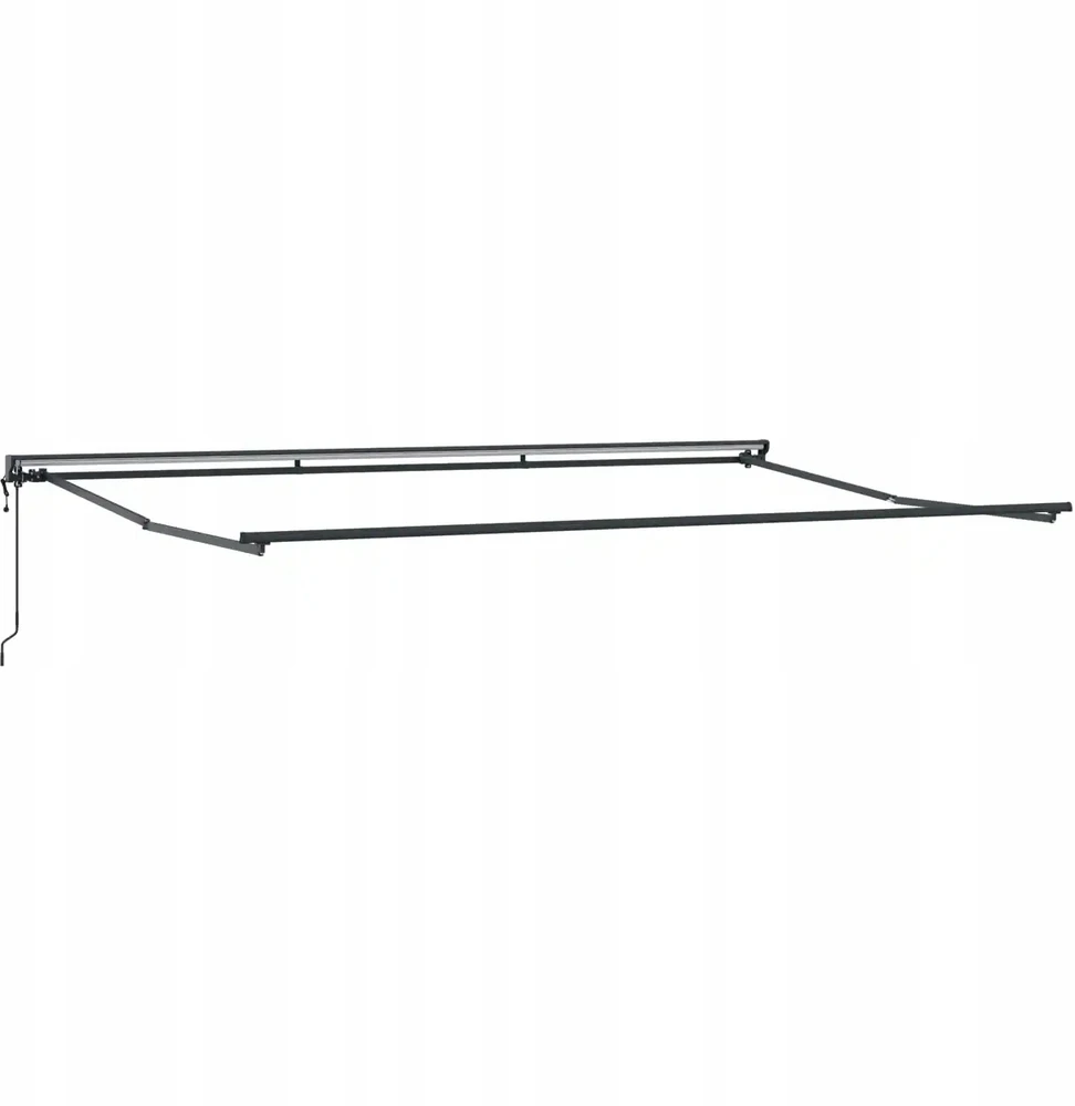 Markizės rėmas Antracito ir baltos 500 × 300 cm