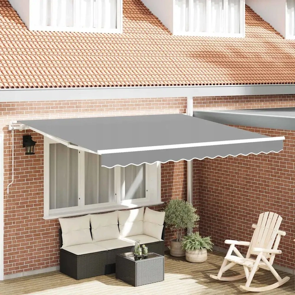 Markizės rėmas Balta 300 x 250 cm Aliuminis