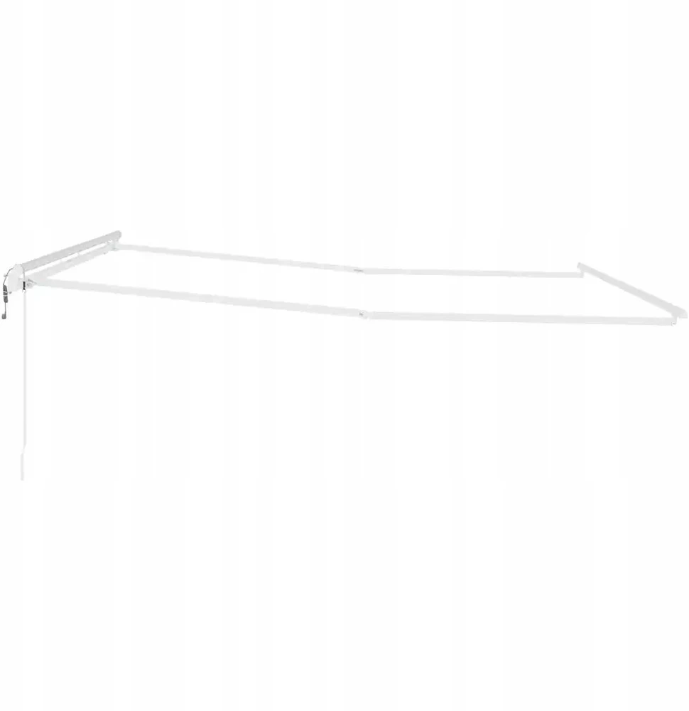 Markizės rėmas Balta 450 × 350 cm Aliuminis