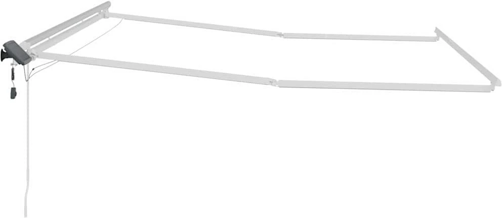 Markizės rėmas Balta 400 × 300 cm Aliuminis