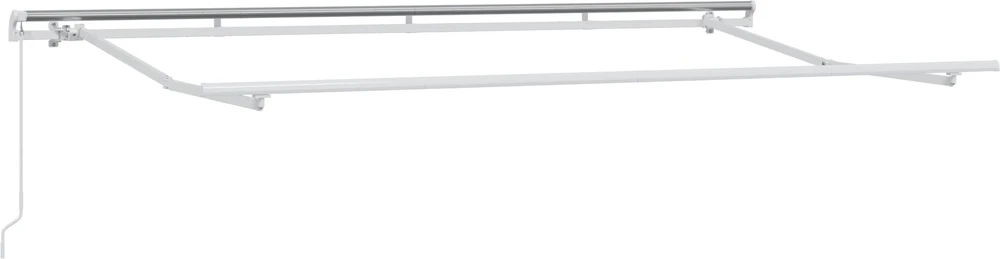 Markizės rėmas Balta 4 x 2 m Metalas