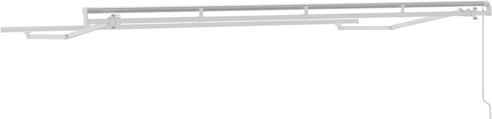 Markizės rėmas Balta 4 x 2 m Metalas