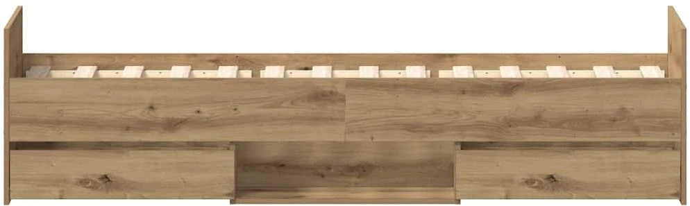 Lovos rėmas be čiužinio, artisano ąžuolo, 100x200 cm