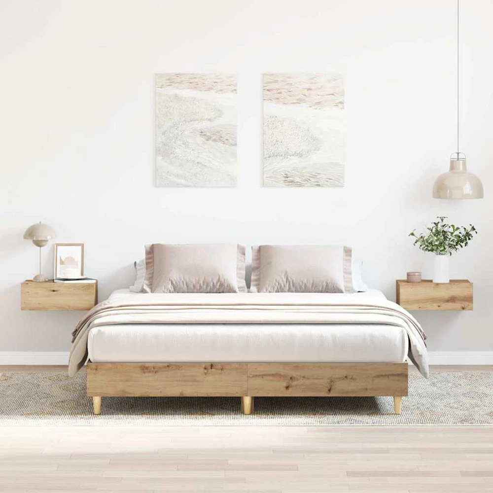 Lovos rėmas be čiužinio, artisano ąžuolo, 140x200 cm