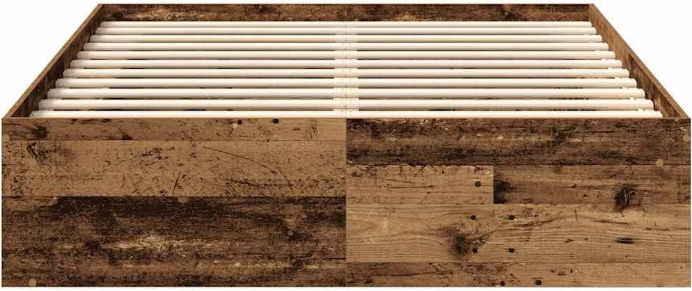 Lovos rėmas be čiužinio, medienos dizaino, 120x200 cm