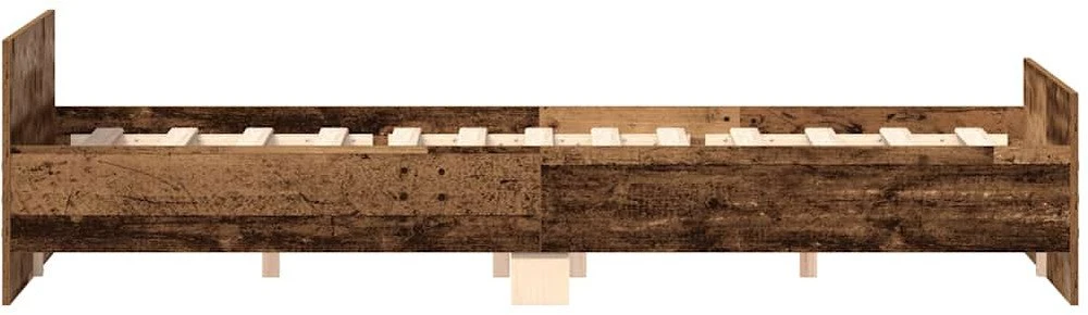 Lovos rėmas be čiužinio, medienos dizaino, 160x200 cm