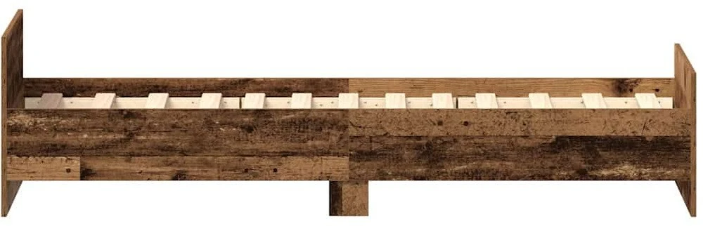 Lova Lovos rėmas be čiužinio, medienos dizaino, 75x190 cm