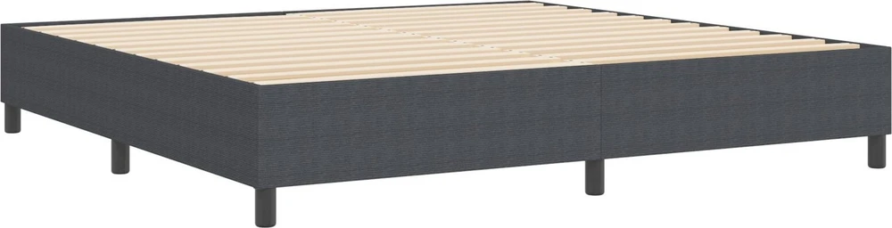 Platforminės lovos rėmas Tamsiai pilka 200 x 200 cm