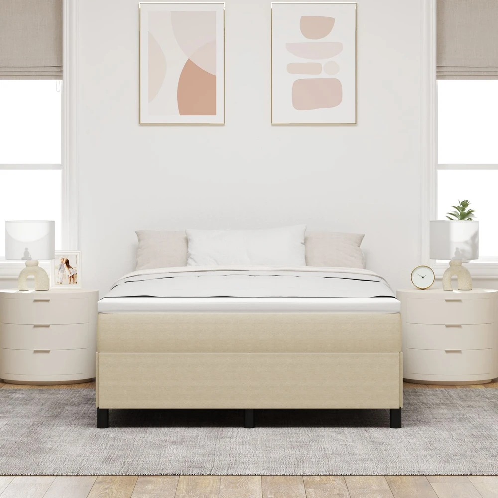 Kiemas lova Pilkai žalia 160 x 200 cm Kordūrinis audinys