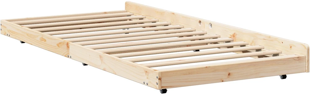 Lova Lovos rėmas Ruda 80 x 200 cm Pušies medienos masyvas