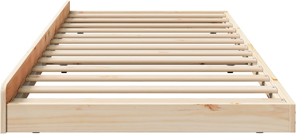 Lova Lovos rėmas Ruda 80 x 200 cm Pušies medienos masyvas