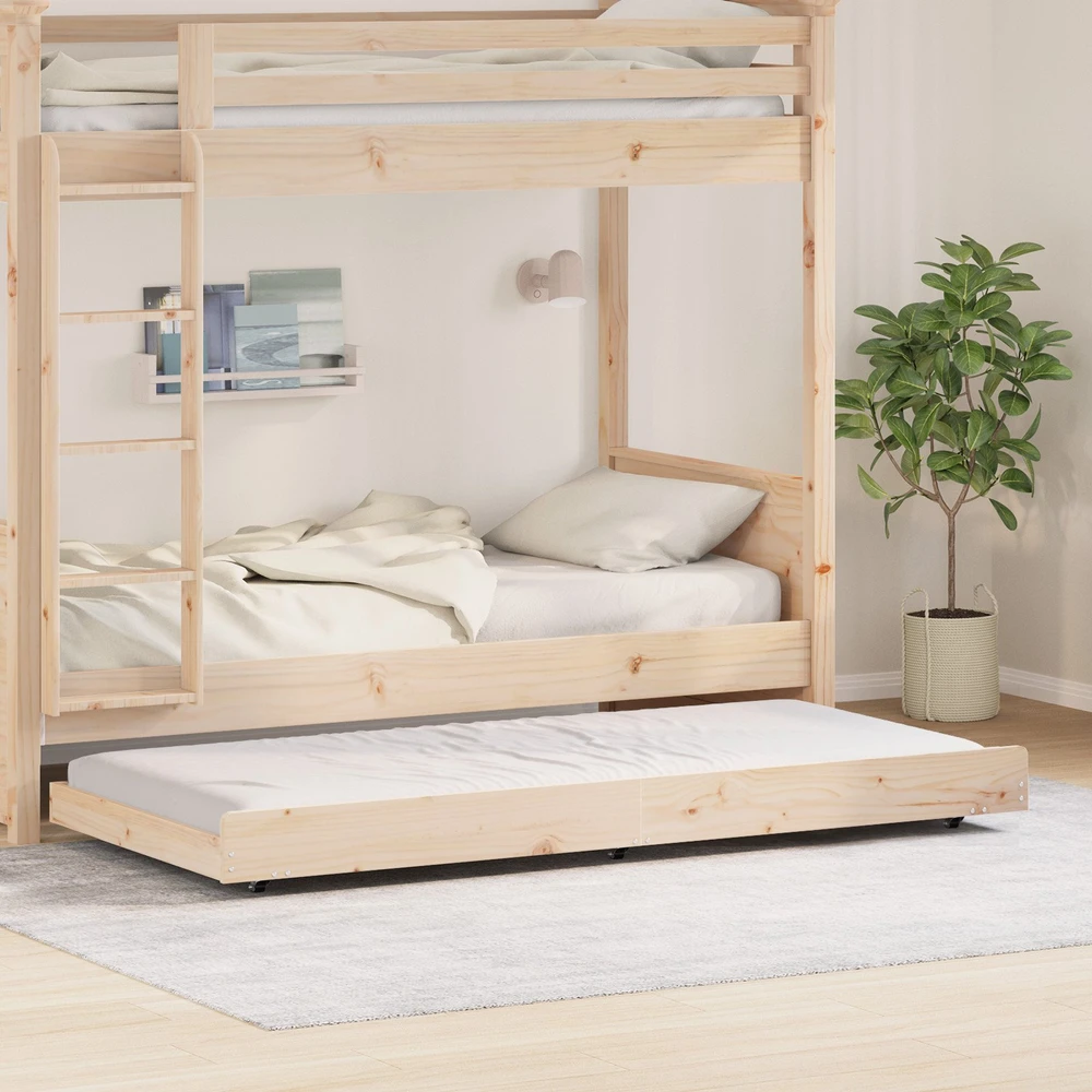 Lova Lovos rėmas Ruda 80 x 200 cm Pušies medienos masyvas