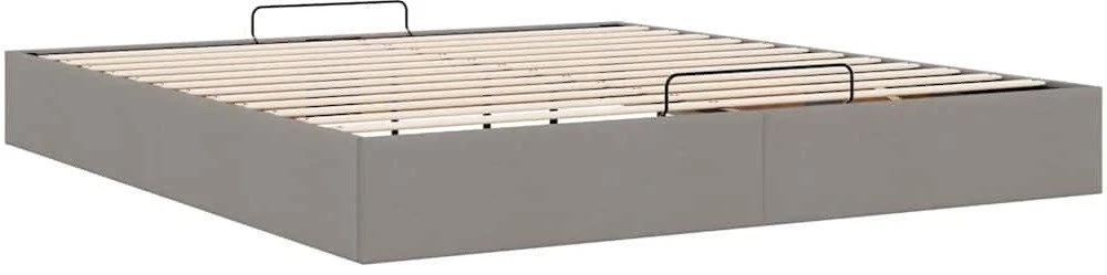 Osmanų lovos rėmas be čiužinio Taupe 180x200 cm audinys