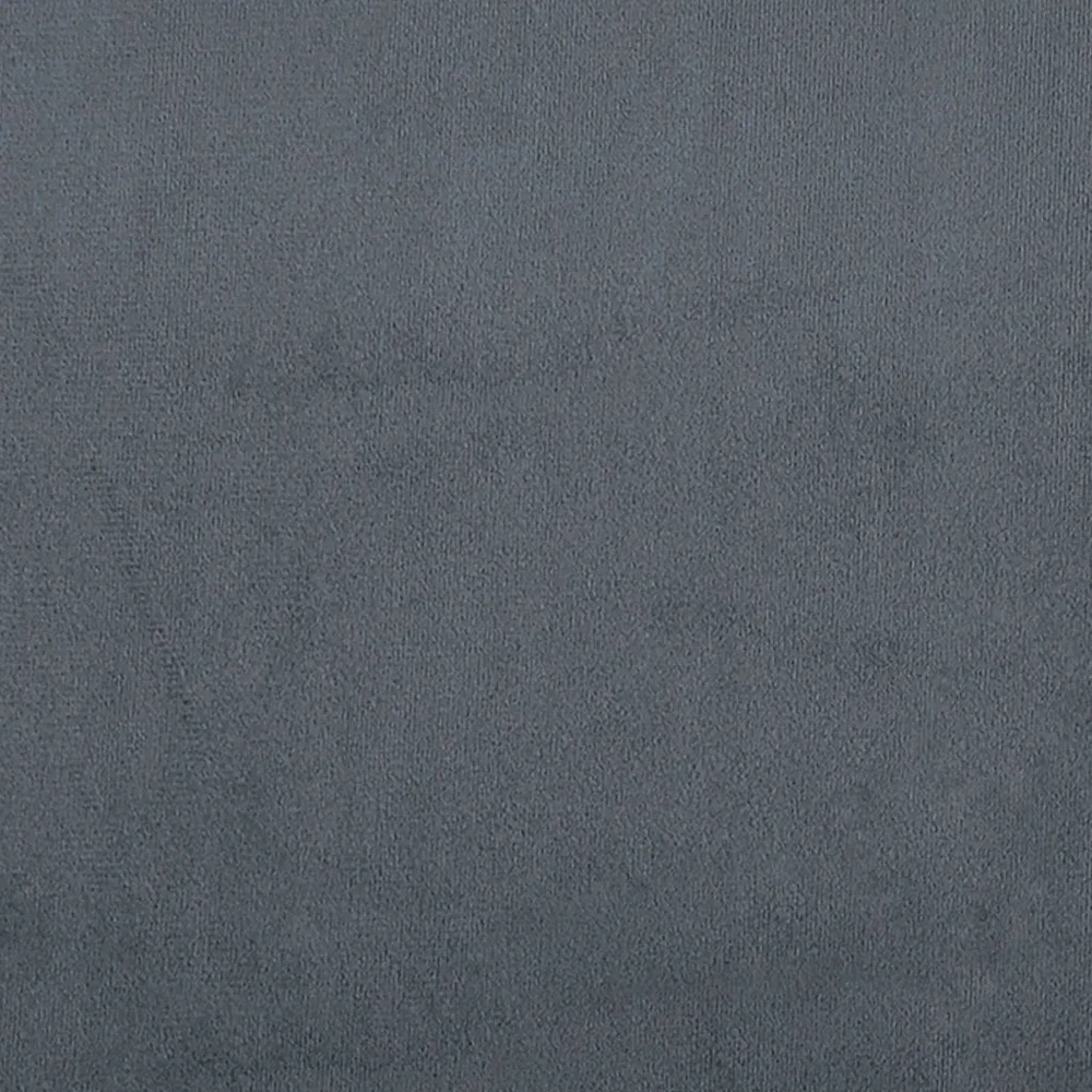 Osmanų lovos rėmas su čiužiniu, pilkas, 100x200cm, aksomas
