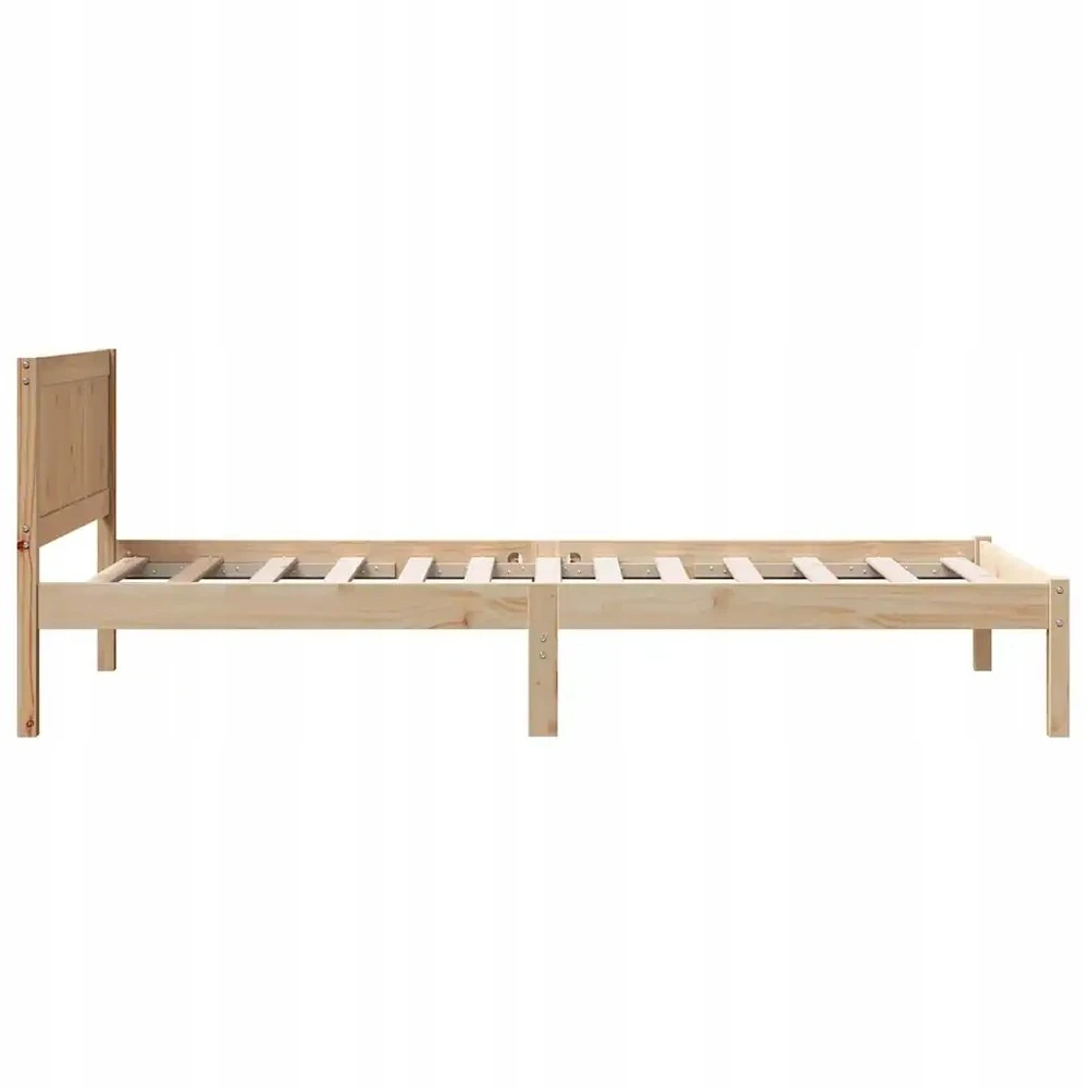 Lova Lovos rėmas Ruda 90 x 190 cm Pušies medienos masyvas