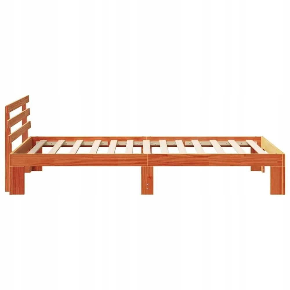 Lova Lovos rėmas Vaško ruda 75 x 190 cm Kietos pušies mediena