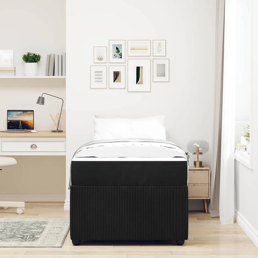 Lova Lovos rėmas Juoda 90 x 200 cm audinys