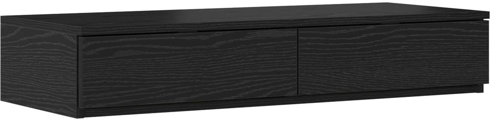 Lova su daiktų laikymo vieta su stalčių Juodas ąžuolas 90 cm