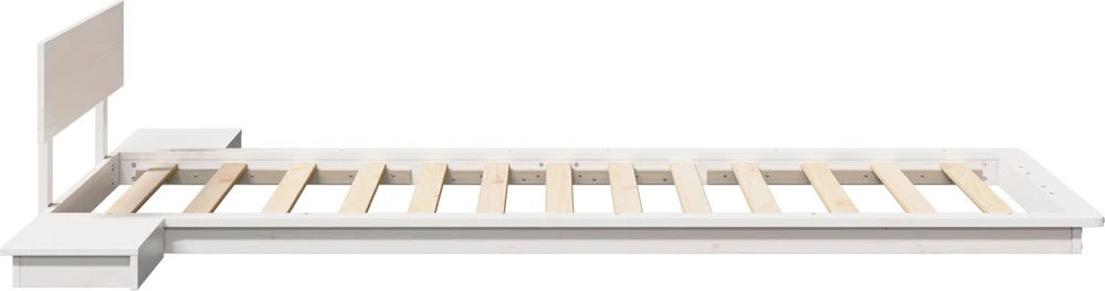 Lovos rėmas Balta 80 x 200 cm Medis