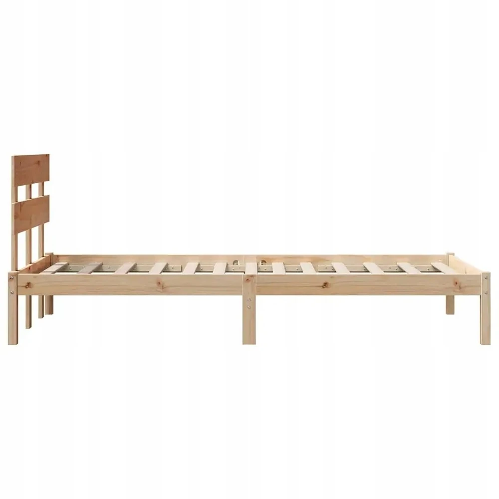 Lova Lovos rėmas Ruda 100 x 200 cm Pušies medienos masyvas