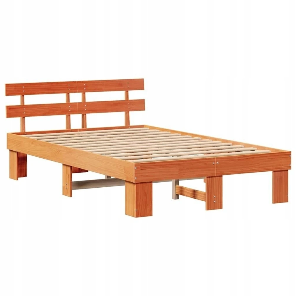 Lovos rėmas Vaško ruda 140 x 190 cm Kietos pušies mediena