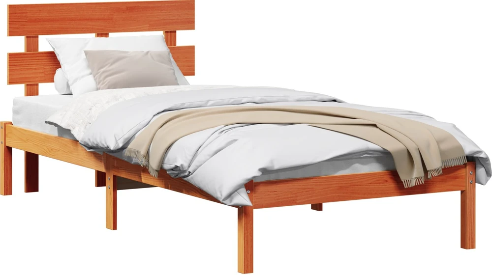 Lovos rėmas Ruda 100 x 200 cm Pušies medienos masyvas