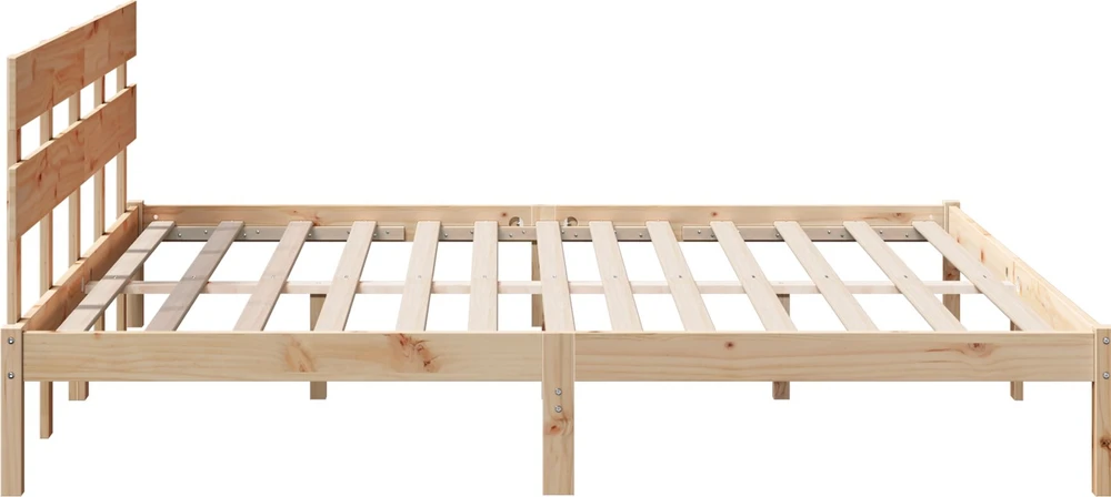 Lovos rėmas Ruda 200 x 200 cm Pušies medienos masyvas